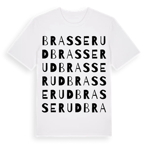 Brasserud ordlek t-shirt – ekologisk bomull t-shirt från Pinshirt