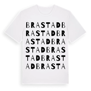 Brastad ordlek t-shirt – ekologisk bomull t-shirt från Pinshirt