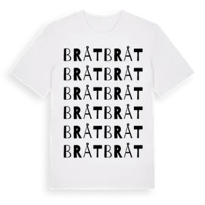 Bråt ordlek t-shirt – ekologisk bomull t-shirt från Pinshirt