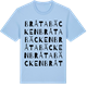 Blue Soul t-shirt med Bråtabäcken ordlek t-shirt