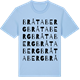 Blue Soul t-shirt med Bråtaberg ordlek t-shirt