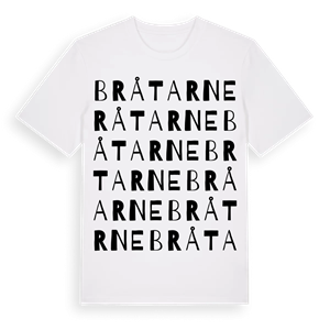 Bråtarne ordlek t-shirt – ekologisk bomull t-shirt från Pinshirt