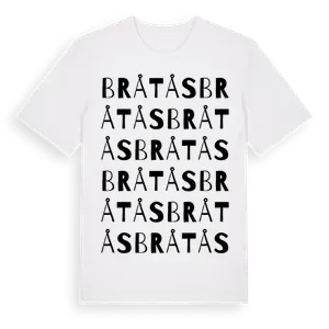Bråtås ordlek t-shirt – ekologisk bomull t-shirt från Pinshirt