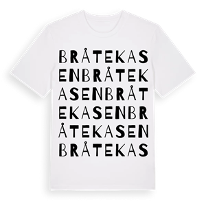 Bråtekasen ordlek t-shirt – ekologisk bomull t-shirt från Pinshirt