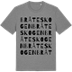Mid Heather Gray t-shirt med Bråteskogen ordlek t-shirt