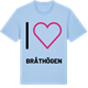 Blue Soul t-shirt med Jag älskar Bråthögen t-shirt stort tryck