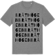 Mid Heather Gray t-shirt med Bråthögen ordlek t-shirt
