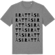 Mid Heather Gray t-shirt med Brattås ordlek t-shirt