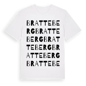 Bratteberg ordlek t-shirt – ekologisk bomull t-shirt från Pinshirt