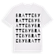 White t-shirt med Bratteby ordlek t-shirt