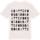 Vintage White t-shirt med Brattefors gård ordlek t-shirt