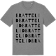 Mid Heather Gray t-shirt med Brattelid ordlek t-shirt