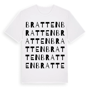 Bratten ordlek t-shirt – ekologisk bomull t-shirt från Pinshirt