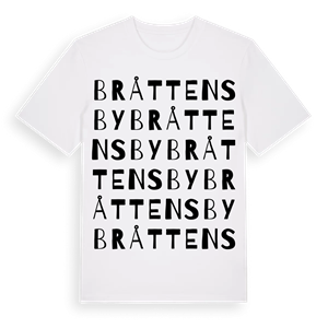 Bråttensby ordlek t-shirt – ekologisk bomull t-shirt från Pinshirt