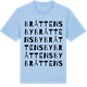 Blue Soul t-shirt med Bråttensby ordlek t-shirt