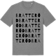 Mid Heather Gray t-shirt med Bratteröd ordlek t-shirt