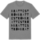 Mid Heather Gray t-shirt med Bratteström ordlek t-shirt