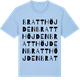 Blue Soul t-shirt med Bratthöjden ordlek t-shirt