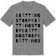 Mid Heather Gray t-shirt med Brättingstorp ordlek t-shirt