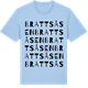 Blue Soul t-shirt med Brattsåsen ordlek t-shirt