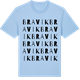 Blue Soul t-shirt med Bravik ordlek t-shirt