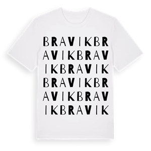 Bravik ordlek t-shirt – ekologisk bomull t-shirt från Pinshirt