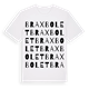 Braxbolet ordlek t-shirt