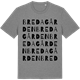 Mid Heather Gray t-shirt med Bredagården ordlek t-shirt