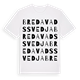 Bredavads svedja ordlek t-shirt