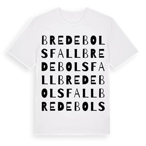 Bredebolsfall ordlek t-shirt – ekologisk bomull t-shirt från Pinshirt