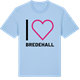 Blue Soul t-shirt med Jag älskar Bredehall t-shirt stort tryck
