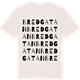 Vintage White t-shirt med Bredgatan ordlek t-shirt