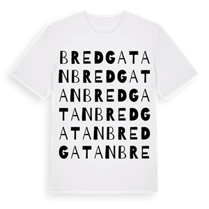Bredgatan ordlek t-shirt – ekologisk bomull t-shirt från Pinshirt