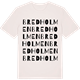 Vintage White t-shirt med Bredholmen ordlek t-shirt