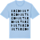 Blue Soul t-shirt med Bredhult ordlek t-shirt