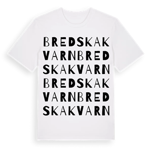 Bredska kvarn ordlek t-shirt – ekologisk bomull t-shirt från Pinshirt