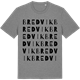 Mid Heather Gray t-shirt med Bredvik ordlek t-shirt