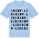 Blue Soul t-shirt med Bredviken ordlek t-shirt
