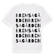 Bremsagården ordlek t-shirt