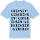 Blue Soul t-shirt med Bremseviken ordlek t-shirt