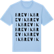 Blue Soul t-shirt med Brevik ordlek t-shirt