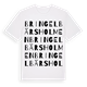 Bringelbärsholmen ordlek t-shirt