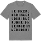 Mid Heather Gray t-shirt med Brinkerud ordlek t-shirt
