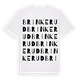 Brinkerud ordlek t-shirt
