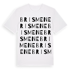 Brismene ordlek t-shirt – ekologisk bomull t-shirt från Pinshirt