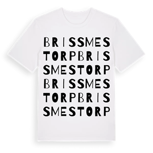 Brissmestorp ordlek t-shirt – ekologisk bomull t-shirt från Pinshirt