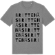 Mid Heather Gray t-shirt med Brittenäs ordlek t-shirt