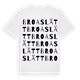 Broaslätt ordlek t-shirt