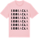 Pink Cotton t-shirt med Brobacka ordlek t-shirt