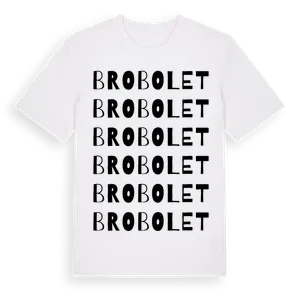 Brobolet ordlek t-shirt – ekologisk bomull t-shirt från Pinshirt